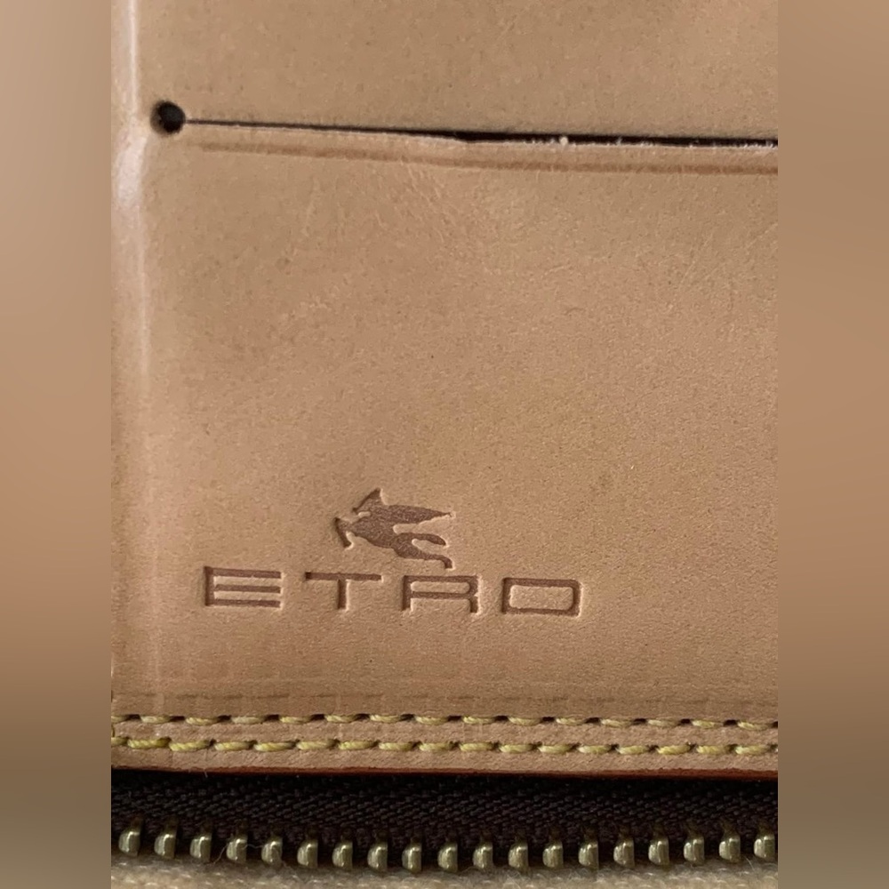 Beautiful ETRO Organizer in PVC and Leather, Bordeaux♥️ - Picture 16 of 16